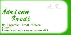 adrienn kredl business card